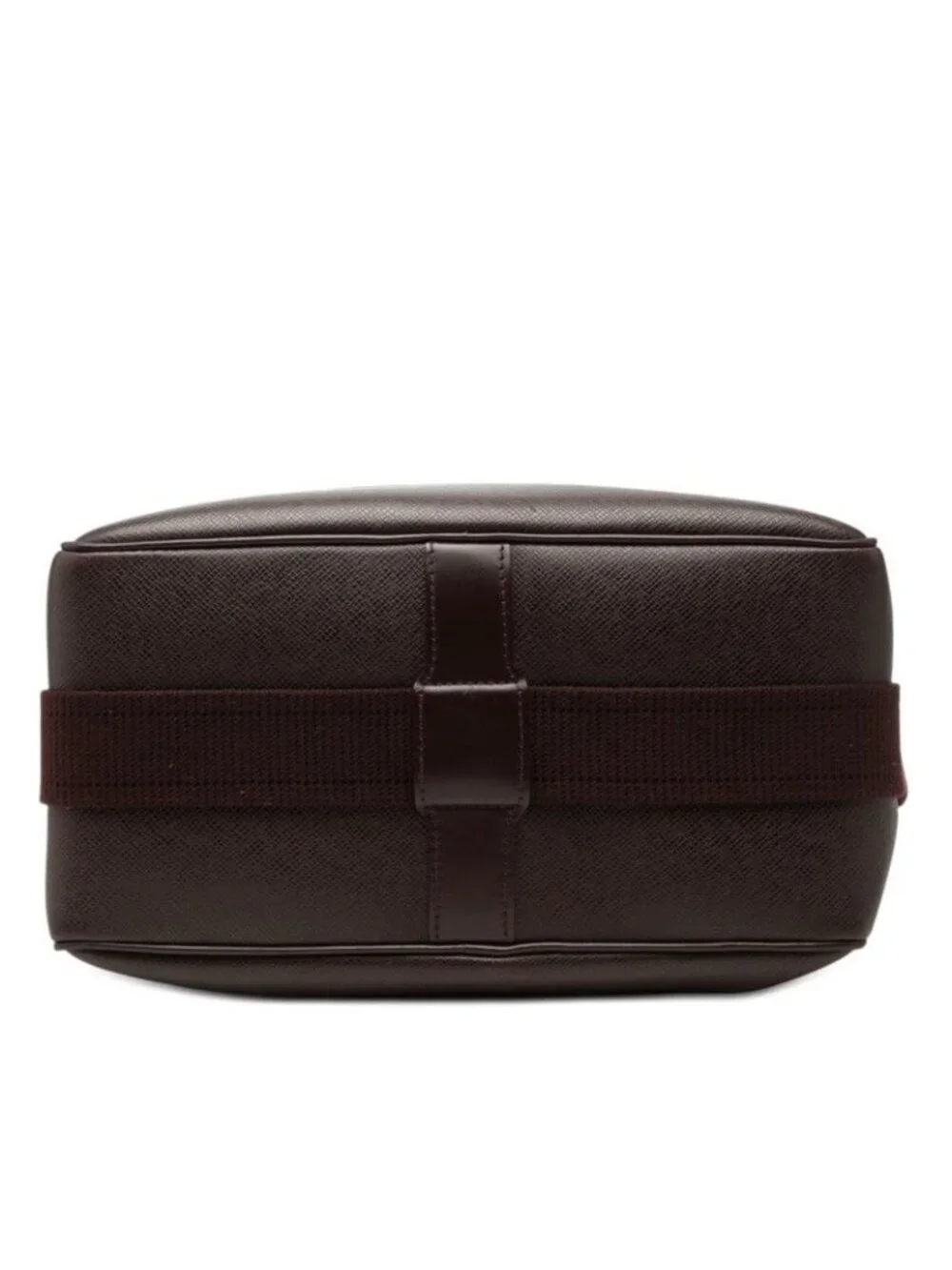 Louis Vuitton Taiga Reporter PM Crossbody Shoulder Bag Acajou Wine Red Leather